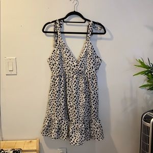 Dalmatian printed dress